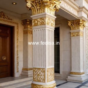 Artistic Column Design for Luxury Villas PD-16700