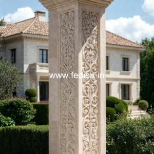 Elegant Entrance Column Design PD-16745