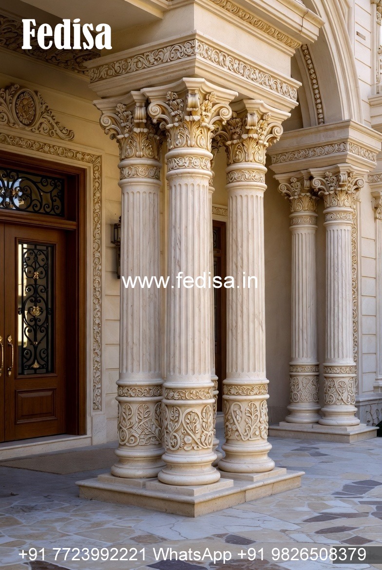 Elegant Pillar Design for Luxury Homes PD-16855