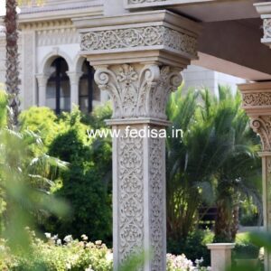 Elegant Column Design for Home Entry PD-16861