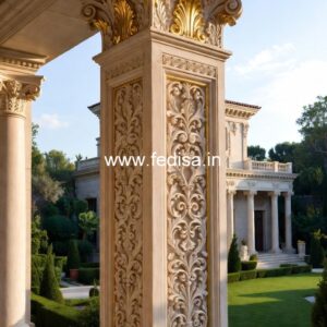 Stylish Pillar Design for Entryway PD-16912