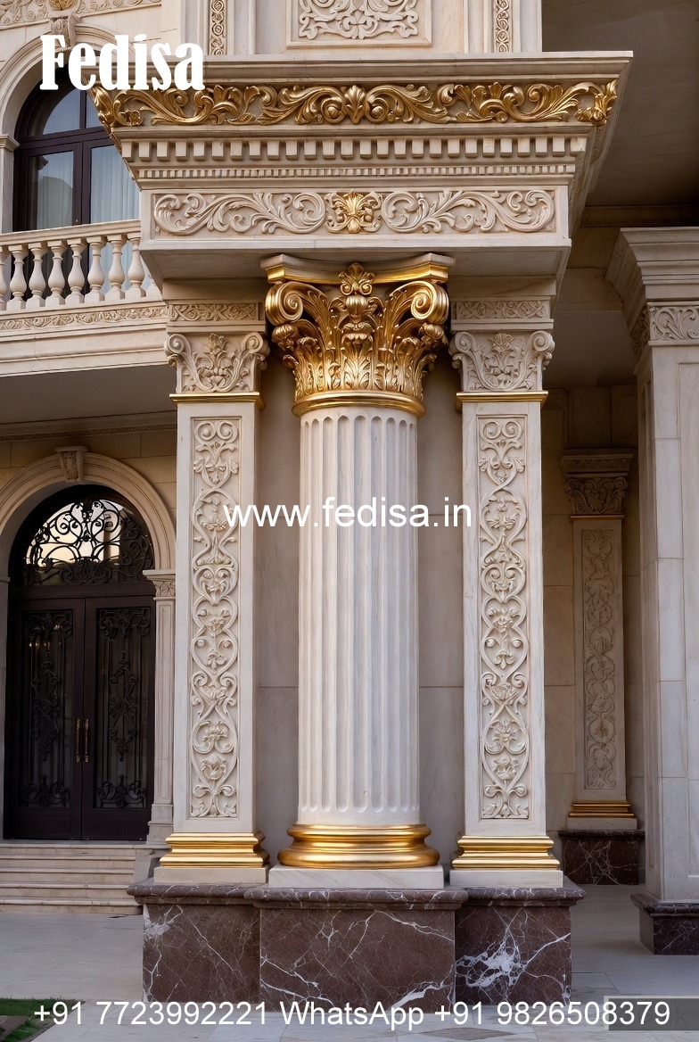 Stylish Marble Pillar Design PD-16973