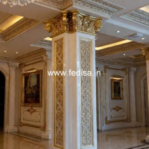 Stylish Marble Column Design Ideas PD-16983