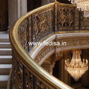 High-End Brass Crystal Stair Railings CR-4044
