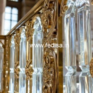 Premium Brass Crystal Staircase Decor CR-4067