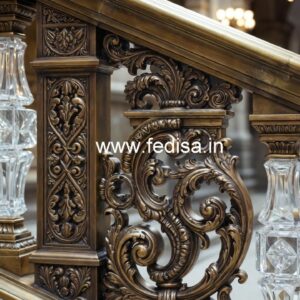 Stylish Brass Crystal Railing Inspiration CR-4068