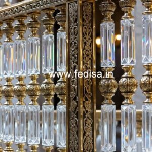 Classic Brass Crystal Railing Inspiration CR-4107