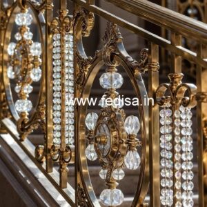 Premium Brass Crystal Railing Trends CR-4118