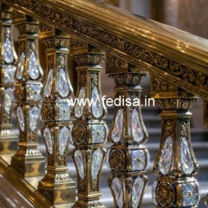 Premium Brass Crystal Railings for Design Ideas CR-4141