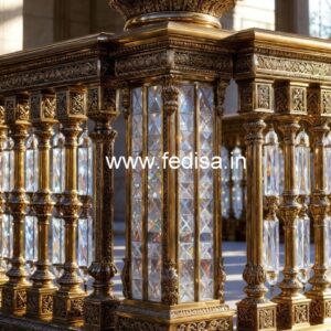 Stylish Brass Crystal Railings for Luxury Living CR-4147