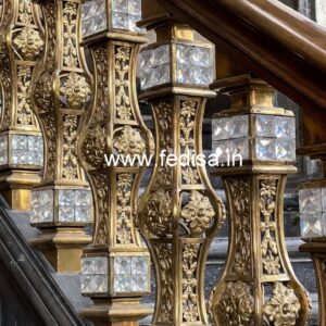 Designer Brass Crystal Staircase Concepts CR-4169