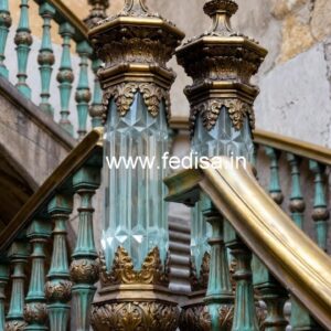 Premium Brass Crystal Staircase Designs CR-4180