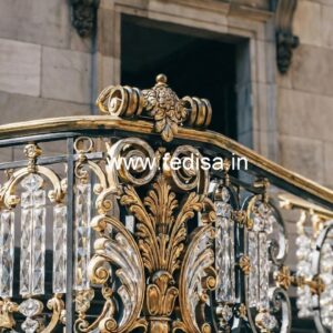 High-End Brass Crystal Railing for Villas CR-4184