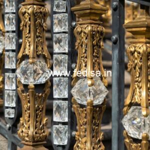 Luxury Brass Crystal Railings for Staircases CR-4225