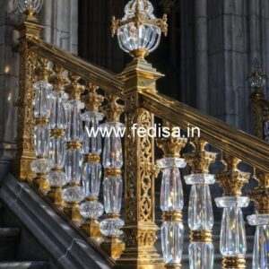 Premium Brass Crystal Railings for Stylish Interiors CR-4241