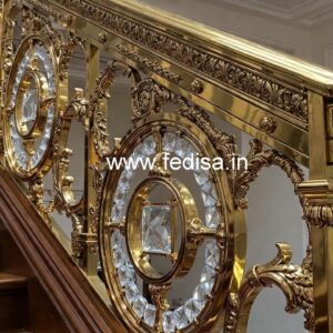 Luxury Brass Crystal Railing Design Ideas CR-4257