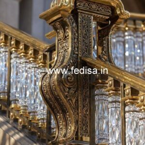 Unique Brass Crystal Staircase Ideas CR-4295