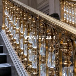 Interior Design Ideas with Brass Crystal Railing CR-4317