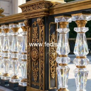 Premium Home Brass Crystal Railings CR-4322