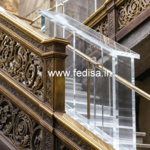 Elegant Home Decor Brass Crystal Railings CR-4325