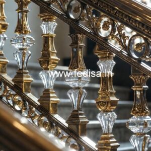Royal Staircase Brass Crystal Designs CR-4336