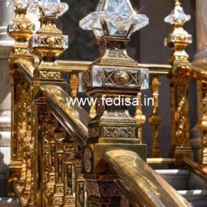High-End Brass Crystal Stair Railings CR-4348