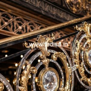 Artistic Home Brass Crystal Railings CR-4351