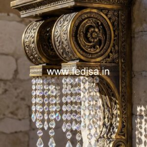 Elegant Crystal Brass Railing Designs CR-4370
