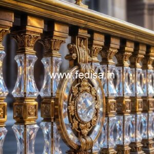 Premium Brass Crystal Staircase Decor CR-4371