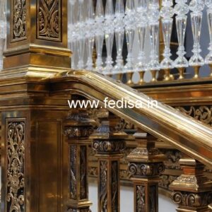 Stylish Brass Crystal Railing Inspiration CR-4372