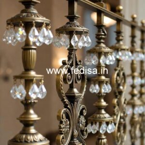 Modern Brass Crystal Railings with LED CR-4388