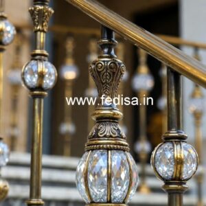 Premium Brass Crystal Railing Concepts CR-4392