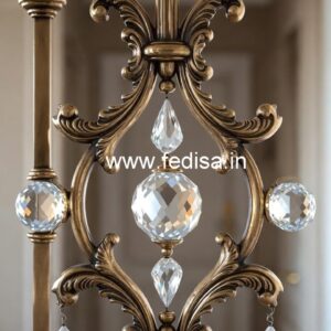 Royal Interior Brass Crystal Railings CR-4396