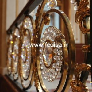 Stylish Brass Crystal Interior Designs CR-4402