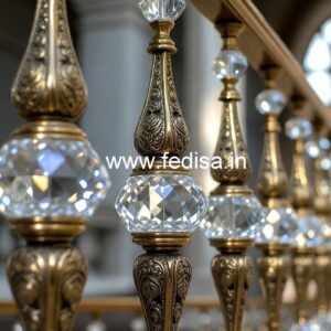 Classic Brass Crystal Railing Inspiration CR-4411
