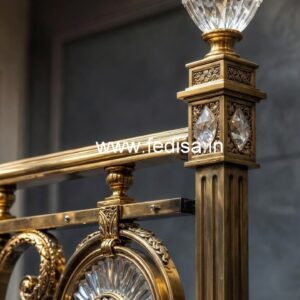 Premium Brass Crystal Railing Trends CR-4422