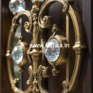 Stylish Brass Crystal Railings for Villas CR-4428