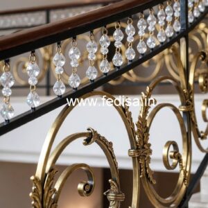 Luxury Brass Crystal Railings for Home Styling CR-4444