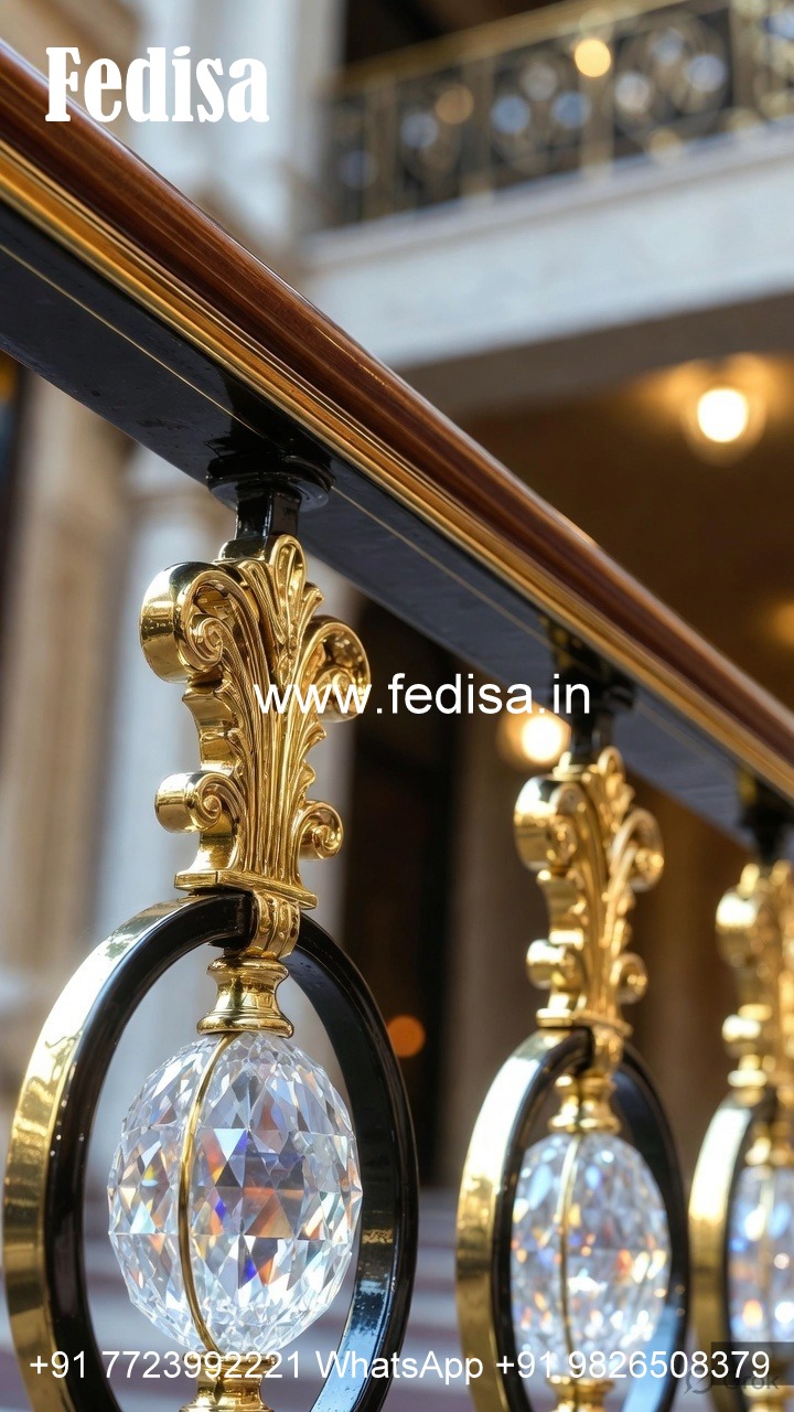 Premium Brass Crystal Railings for Design Ideas CR-4445