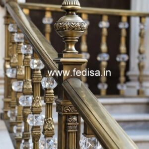 Unique Brass Crystal Staircase Designs CR-4464