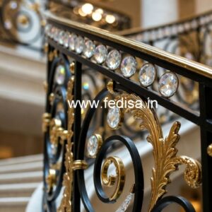 High-Class Brass Crystal Railing Styles CR-4468