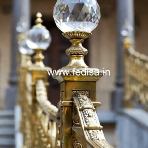 High-End Brass Crystal Railing for Villas CR-4488