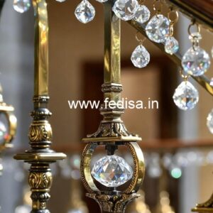 Luxury Brass Crystal Railings for Home Design CR-4501