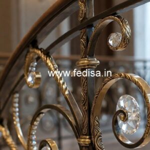 Luxury Brass Crystal Railings for Home Decor CR-4528