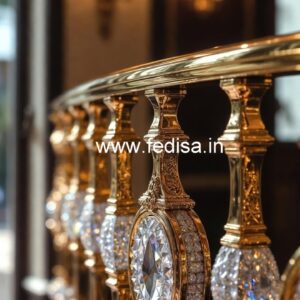 Trending Brass Crystal Railing Designs 2041 CR-4582