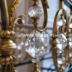 Rich Look Brass Crystal Railings CR-4604