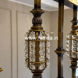 Artistic Crystal Brass Railings CR-4608