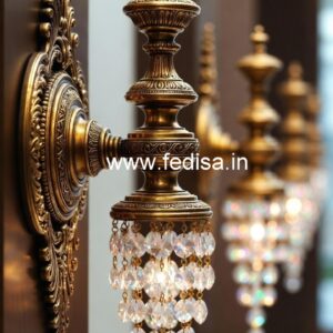 Premium Staircase Crystal Brass Railings CR-4615