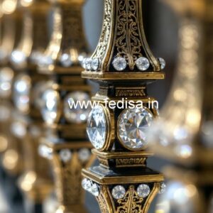 Interior Design Ideas with Brass Crystal Railing CR-4621