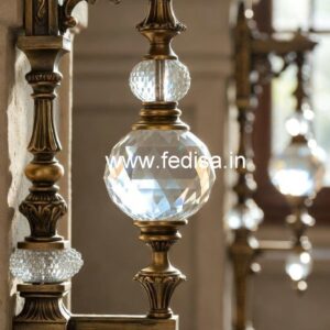 Stylish Crystal Brass Railing Designs CR-4630
